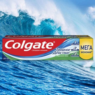 Зубна паста Colgate комплексна Потрійна дія Натуральна м'ята 150 мл