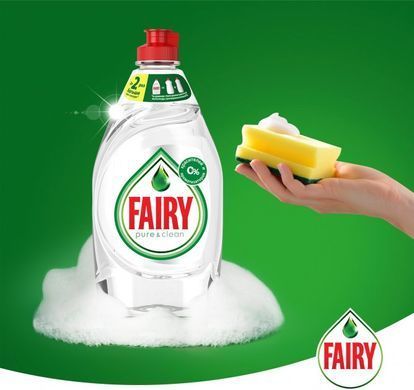 Засіб для миття посуду Fairy Pure&Clean 450 мл