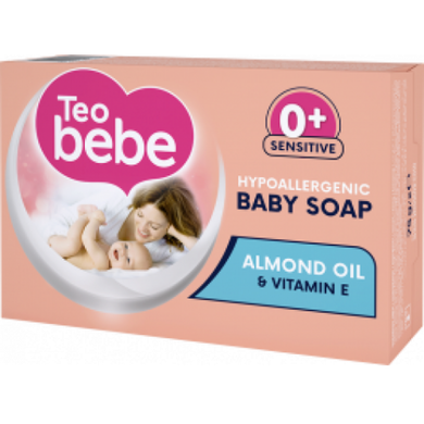 Мыло детское Teo Bebe с экстрактом Миндаля 75 г