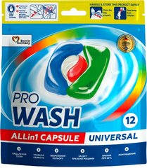 Капсулы для стирки Pro Wash 12 шт