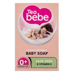 Мыло детское Teo bebe с экстрактом Алоэ 75 г