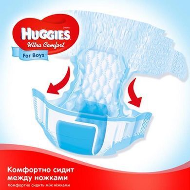 Подгузники Huggies Ultra Comfort 3 Jumbo для мальчиков (5-9 кг) 56 шт
