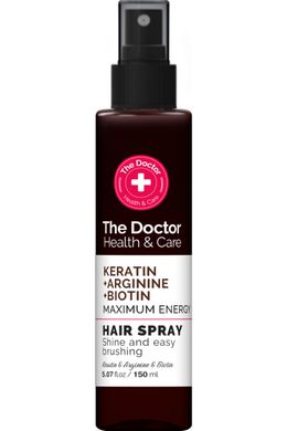 Спрей для волосся The Doctor Health&Care Keratin + Arginine + Biotin Максимум енергії 150 мл