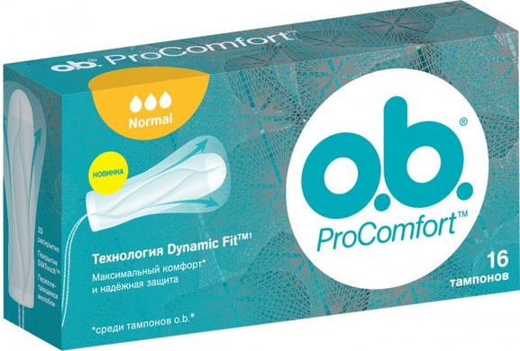 Тампони o.b. ProComfort Normal 16 шт