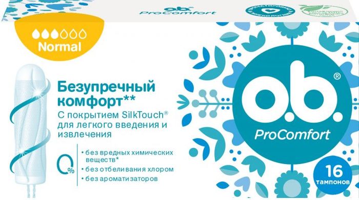 Тампони o.b. ProComfort Normal 16 шт