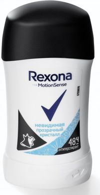 Дезодорант стік Rexona Невидима Прозорий кристал 40 мл