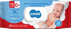 Влажные салфетки Bambik с экстрактом липы 72 шт.