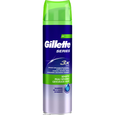 Гель для бритья Gillette Series Sensitive Skin Для чувствительной кожи 200 мл