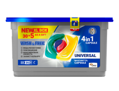 Капсули для прання WASH&FREE 35 шт