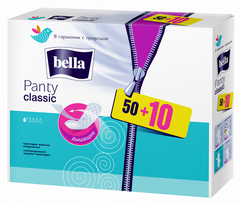 Ежедневные гигиенические прокладки Bella Panty Classic 50+10 шт.