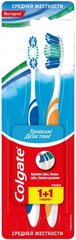 Зубные щетки Colgate Тройное действие средней жесткости 1+1 шт