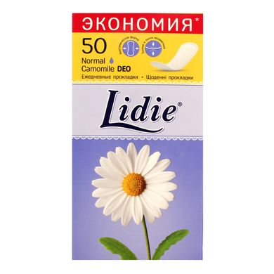 Ежедневные гигиенические прокладки Lidie Deo 50 шт.