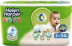 Подгузники Helen Harper Soft & Dry 3 Midi (4-9 кг) 54 шт