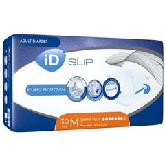 Подгузники для взрослых iD Expert Slip Extra Plus M 80-125 см 30 шт.