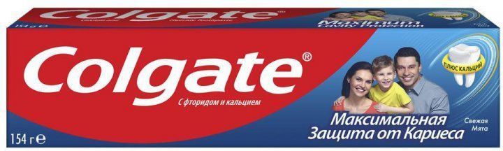 Зубна паста Colgate Максимальний захист від карієсу Свіжа мята 100 мл