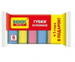 Губки кухонные Бонус 5+1 шт.