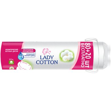 Ватные диски Lady Cotton 80+20 шт