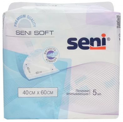 Одноразовые пеленки Seni Soft Super 40х60 см 5 шт