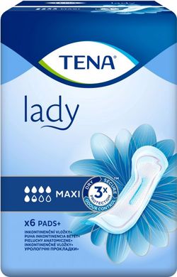 Урологічні прокладки Tena Lady Maxi InstaDry 6 шт