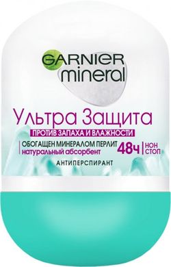 Антиперспирант Garnier Mineral Ультразащита против запаха и влажности роликовый 50 мл