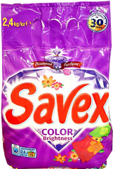 Пральний порошок Savex Color Brightness Автомат 2.4 кг