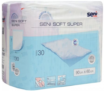 Одноразовые пеленки Seni Soft Super 60х90 см 30 шт