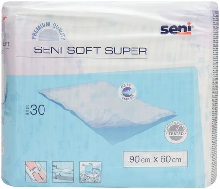 Одноразовые пеленки Seni Soft Super 60х90 см 30 шт