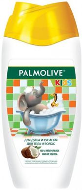 Детский гель для душа и купания Palmolive для детей для тела и волос с кокосом 250 мл