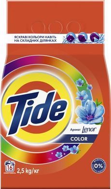 Стиральный порошок Tide Автомат Color + Lenor Touch of Scent 2,5 кг