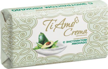 Косметическое мыло Ti Amo Crema c экстрактом авокадо 140 г