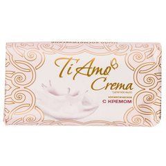 Косметическое мыло твердое Ti Amo Crema c кремом 140 г