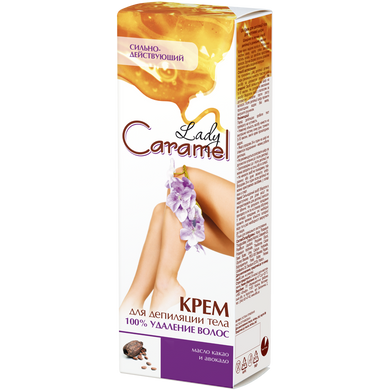 Крем Caramel для депиляции 100% удаление 100 мл