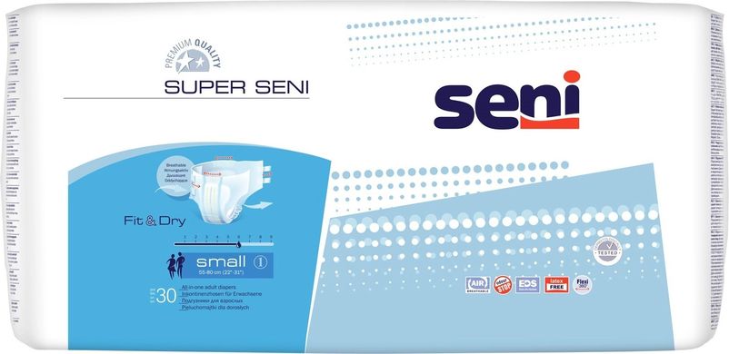 Подгузники для взрослых Seni Super Small 30 шт.