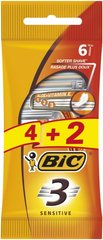 Набор бритв без сменных картриджей Bic Sensitive 3 4+2 шт