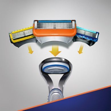 Станок для бритья мужской (Бритва) Gillette Fusion5 с 4 сменными картриджами