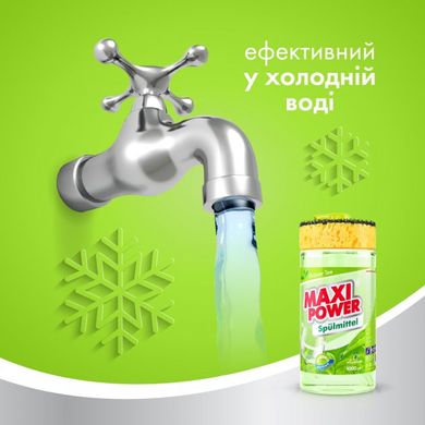 Засіб для миття посуду Maxi Power Зелений чай 1 л