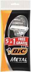 Набор бритв без сменных картриджей Bic Metal 5+1 шт