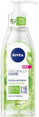 Гель для умывания Nivea Naturally Good с алоэ вера 140 мл