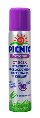 Аэрозоль Picnic Extreme от всех летающих насекомых и клещей 75 мл