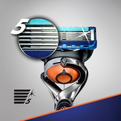 Станок для гоління чоловічий (Бритва) Gillette Fusion5 ProGlide Flexball з 4 змінними картриджами