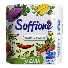 Бумажные полотенца Soffione Menu 2 слоя 2 рулона