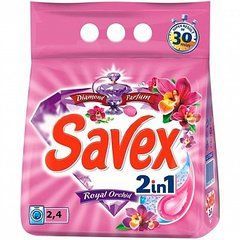 Пральний порошок Savex 2in1 Royal Orchid 2.4 кг