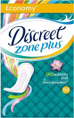 Щоденні гігієнічні прокладки Discreet Deo Water Lilly Plus 50 шт.