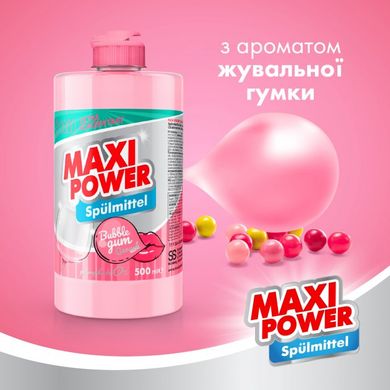 Засіб для миття посуду Maxi Power Бабл Гам 500 мл