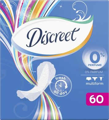 Щоденні гігієнічні прокладки Discreet Air 60 шт.