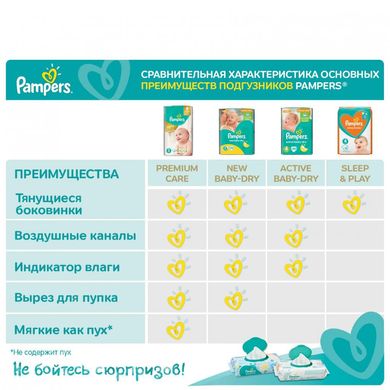 Підгузки Pampers Sleep & Play 4 Maxi (9-14 кг) 50 шт