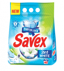 Пральний порошок Savex 2 в 1 White 4 кг