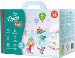 Набір Dada Трусики-підгузки Extra Soft 5 Junior 12–17 кг 60 шт. + Серветки вологі для дітей 72 шт. з клапаном