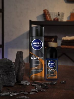 Дезодорант-антиперспірант Nivea Men Ultra Carbon з активованим вугіллям спрей 150 мл