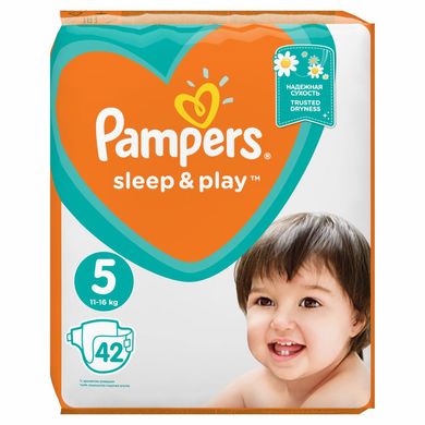 Подгузники Pampers Sleep & Play 5 Junior (11-16 кг) 42 шт